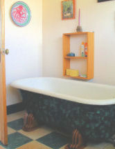 upstairs bathroom tub