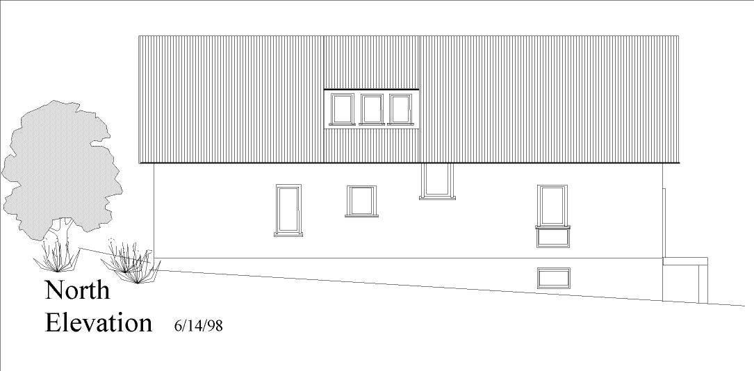 Northern Elevation Drawing