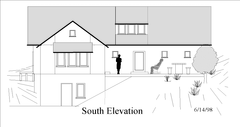 Southern Elevation Drawing