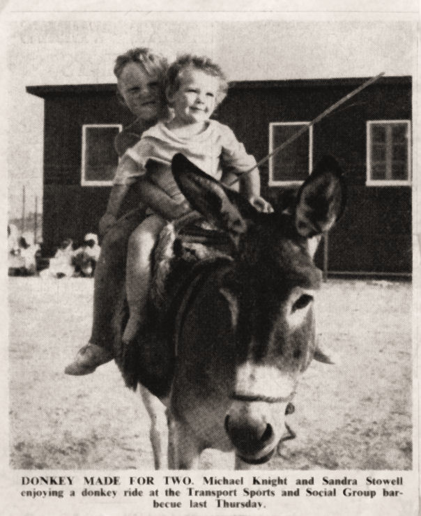 Photo of me at 3 yrs on a donkey!